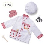 Costume de chef pour bb, ensemble de dguisement d'halloween, tenue de chef pour enfant en bas age, ...