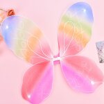 Costume de fe pour filles, aile de papillon arc - en - ciel, dguisement de fte d'anniversaire pour ...