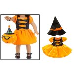 Costume d'halloween avec chapeau de magicien ou lanterne de citrouille pour poup�e am�ricaine de 18 pouces, ...