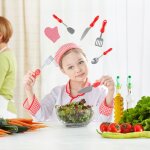 Costume de jeu de rle de chef pour enfants de 7 ans et plus, vtements de cuisine pour garons et filles ...