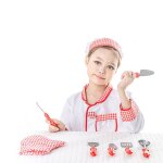 Costume de jeu de rle de chef pour garons et filles, vtements de cuisine pour tout - petits de 7 ans ...