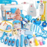 Costume de mdecin 37 pices / ensemble, jeu de rle de dentiste simul, etui de transport, jeu de dguisement ...