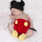 Costume tricoté au crochet pour nouveau - né fille et garçon, accessoires de photographie, tenues 2 pièces ... Costume tricoté au crochet pour nouveau - né fille et garçon, accessoires de photographie, tenues 2 pièces ...