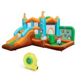 Costway château gonflable enfants thème des pingouins avec gonfleur 480 w toboggan, colonne de boxe jeu ... Costway château gonflable enfants thème des pingouins avec gonfleur 480 w toboggan, colonne de boxe jeu ...