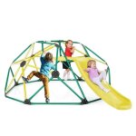 Costway dome escalade exterieur avec toboggan charge max. : 181, 5 kg structure en metal pour enfants ... Costway dome escalade exterieur avec toboggan charge max. : 181, 5 kg structure en metal pour enfants ...