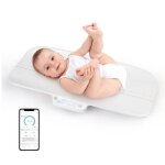 Costway pse bb numrique max 30kg taille 60cm contrle app 4 units de mesure fonction tare - maintien ...