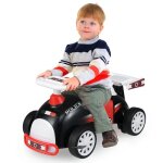 Costway porteur enfants avec volant & musique, coffre  jouets cach & roulettes universelles, pour 19 ...