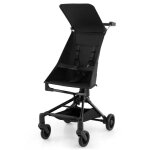 Costway poussette canne pliable bb avec canopy ajustable & sige hamac, panier infrieur & roues tout ...