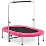Costway trampoline enfants pliable intérieur / extérieur avec main courante ajustable coussin tapis de ... Costway trampoline enfants pliable intérieur / extérieur avec main courante ajustable coussin tapis de ...