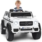 Costway voiture elctrique 12 v pour enfants benz g650 - s avec lumires led, port aux, tlcommande ...