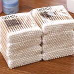 Cotons - tiges en bambou pour bb, btonnets en bois, doux, nettoyage des oreilles, tampons, sant, ...