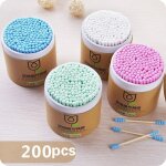 Cotons - tiges en bambou pour bb, btonnets en bois, doux, nettoyage des oreilles, tampons, sant, ...