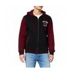 Cotton division menaruttd011 sweatshirt a capuche, noir / bordeaux, xxl homme