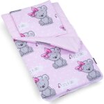 Couchage pour poupe avec coussin pour lit de poupe, literie de poupe des deux cts en coton, motif ...