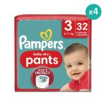 Couches - culottes baby dry taille 3 - pampers - 32 couches - 6kg - 11kg Couches - culottes baby dry taille 3 - pampers - 32 couches - 6kg - 11kg