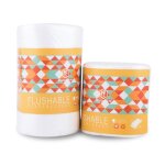 Couches jetables en bambou, 100 feuilles / rouleau, doublure en bambou biodgradable, jetables pour bbs ...