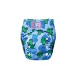 Couche lavable imprimé croc - bleu Couche lavable imprimé croc - bleu