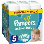 Couches pampers - baby - dry - taille 5 - 150 couches - 1 mois