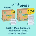 Couches pampers premium protection taille 4 - pack 1 mois Couches pampers premium protection taille 4 - pack 1 mois