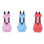 Couches de poulet poules bantam - rutilisables 3 pices avec noeuds papillon volaille lavables impermables ...