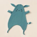 Couette en coton avec oreilles de lapin pour bb, couverture mignonne, chat, poupes endormies, jouet ...