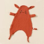 Couette en coton avec oreilles de lapin pour bb, couverture mignonne, chat, poupes endormies, jouet ...