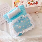 Couette en coton pour poup�e 10cm avec corps normaux et etoile de mer doux et bleu ensemble de literie ...