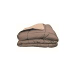 Couette sans housse lavable zelesta easybed - taupe & lin - 140x200 cm