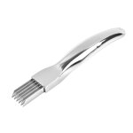 Coupe - oignon et oignon en acier inoxydable, gadgets de cuisine multifonctionnels au design ergonomique ...