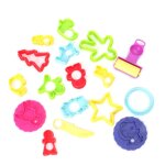 Coupe - pte a plasticine plastique mixte, 18 pices, moules, outils de modlisation pour enfants