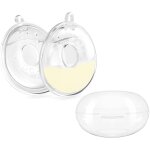 Coupelles recueile lait maternel 100ml coquille de lait maternel - 2 pieces en silicone - coquille d'allaiteme ...