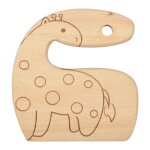 Coupeur en bois pour enfants, coupeur de l�gumes et de fruits pour la vraie cuisine, forme mignonne, ...