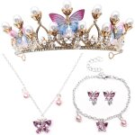 Couronne papillon pour fille en argent, diadème en cristal pour fille et femme, couronne de princesse ... Couronne papillon pour fille en argent, diadème en cristal pour fille et femme, couronne de princesse ...