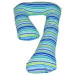 Coussin d'accouchement pre / post natal bandes du couleur 2