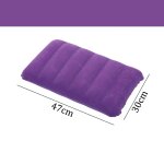Coussin d'air pliable et carré, pour camping en plein air, sommeil, oreillers gonflables, dossier de ... Coussin d'air pliable et carré, pour camping en plein air, sommeil, oreillers gonflables, dossier de ...