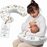 Coussin allaitement et grossesse 130 cm - coussins d'allaitement bebe et oreiller de maternit pour femme ...