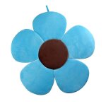 Coussin de bain pour b�b� 0 - 6 mois - confortable et s�curisant - forme fleur - bleu