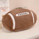 Coussin de basket - ball en peluche pour enfants, poupe de football de rugby, coussin de canap mignon ...