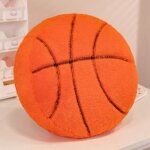 Coussin de basket - ball en peluche pour enfants, poupe de football de rugby, coussin de canap mignon ...