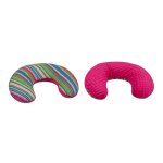 Coussin c dallaitement bandes de couleur 1 - rose