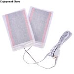Coussin chauffant en fiber de carbone, 2 pi�ces, 5v, usb, film chauffant electrique a infrarouge, tapis ...
