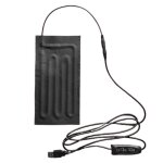 Coussin chauffant usb en fibre de carbone pour vtements, chauffage rapide pour le dos, le cou, les epaules ...