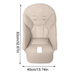Coussin en cuir pour poussette de bébé, housse en cuir pour chaise de salle a manger, eponge composite ... Coussin en cuir pour poussette de bébé, housse en cuir pour chaise de salle a manger, eponge composite ...