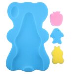 Coussin en eponge de douche pour bb, jouets de bain en forme d'animal mignon, nouveau - n, antidrapant, ...