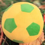 Coussin de football de la coupe du monde, jouet en peluche color pour anniversaire d'enfant jaune - ...