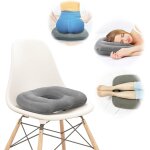 Coussin gonflable en forme de donut pour un confort optimal. idal pour le coccyx, la prostate, la sciatique, ...