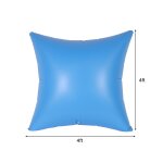Coussin gonflable de piscine en pvc epais, coussin de sac a air flottant pour piscine portable d'hiver ... Coussin gonflable de piscine en pvc epais, coussin de sac a air flottant pour piscine portable d'hiver ...