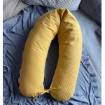 Coussin de grossesse - coussin d'allaitement - 170 cm - coussin de positionnement latral 100 % coton ...