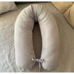 Coussin de grossesse - coussin d'allaitement - 170 cm - coussin de positionnement latral 100 % coton ...