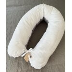 Coussin de grossesse - coussin d'allaitement - 170 cm - coussin de positionnement latral 100 % coton ...